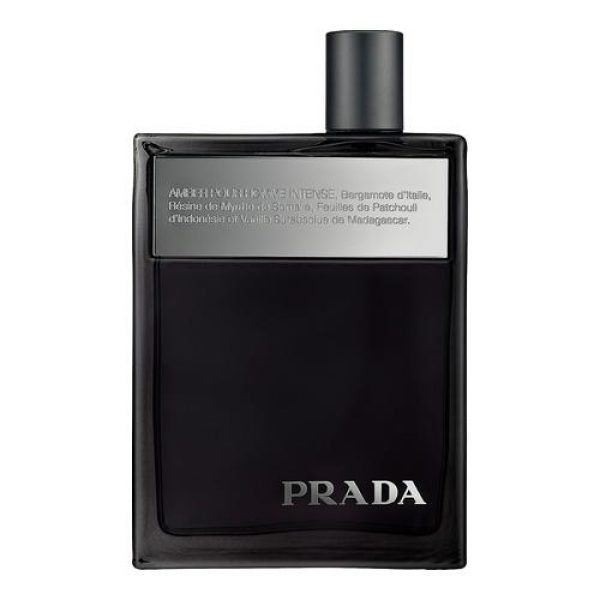 The masculine scent Amber Homme Intense Prada