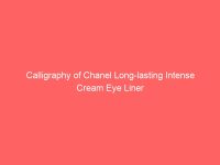 Calligraphy of Chanel Long-lasting Intense Cream Eye Liner