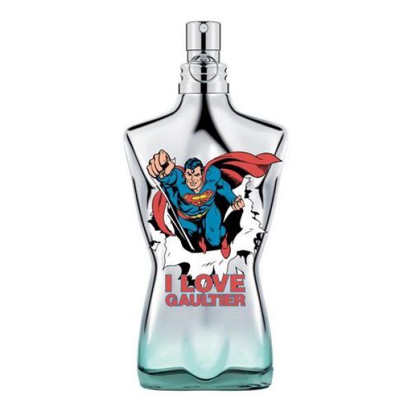 When Superman invites himself on the bottle of Jean-Paul Gaultier