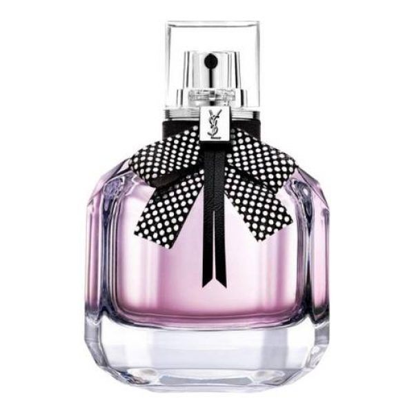 The fragrance Mon Paris Yves Saint Laurent offers a Haute Couture dress