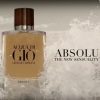 The advertisement of the new fragrance Acqua Di Gio Absolu